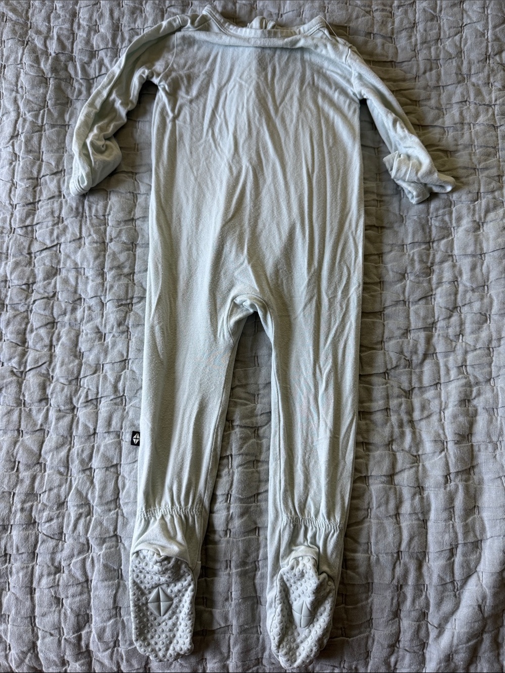 Light blue Kyte baby pajamas - Picture 2 of 2